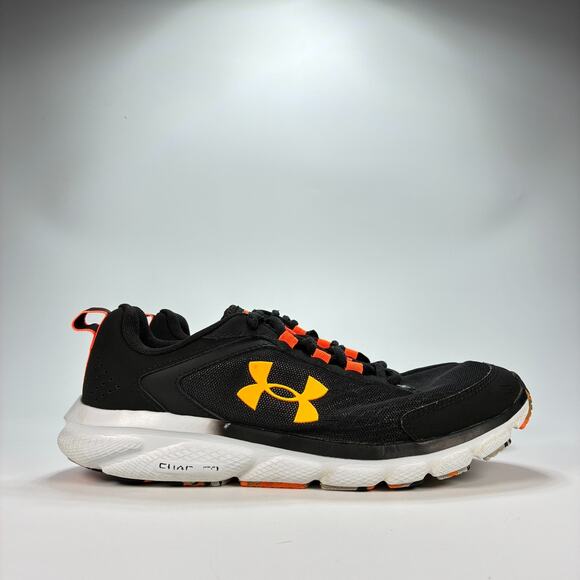 Under Armour Charged Assert 9 Black Running Shoes 3024852-002 Men's Size 9 - Picture 1 of 10